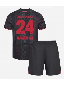 Bayer Leverkusen Aleix Garcia #24 Replika Hemmakläder Barn 2025-26 Kortärmad (+ byxor)
